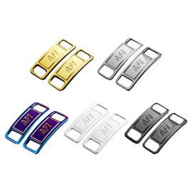 YSDYY 5 Pairs Fashion Shoe Charms, DIY Shoe Decoration Accessories, Shoelace Buckle Set, All Same Shoe Charms, Replacement Shoe Pendant Decoration, Suitable for Casual Shoes and Sports Shoes, White,