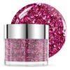 EODCI Dipping Powder 28 g, Rose Sequins Dipping Powder for