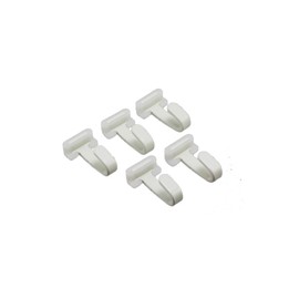 Nichi Seisakusho BH-CK53W bH Rail Series Single Hook, White, Pack of 5, Load Capacity: 22.0 lbs (10 kg)