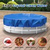 COVALL Winter Pool Cover 22 ft Round，for 18 Ft Above