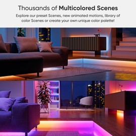 Nanoleaf Matter Essentials 5M HD Led Strip Light, Addressable RGBIC Led Strip - Smart and Multicolour, Matter Over WiFi, Bluetooth, 16M+ Colours, Compatible with Alexa Google Assistant Apple Homekit