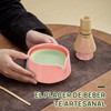 Matcha 4 Set- Tazón de Matcha con boquilla, Batidor de