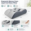 Memory Foam Leg Elevation Pillow for Resting Comfort – Ergonomic