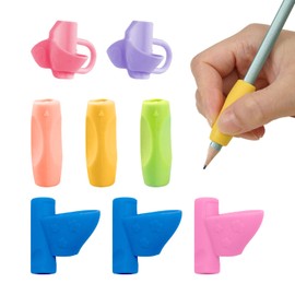 YSDYY 8 Pieces Pen Grip Sheath, Pen Writing Aid for Children, Writing Aid for Children, Writing Aid Pen Position, Pencil Grip, Writing Grip