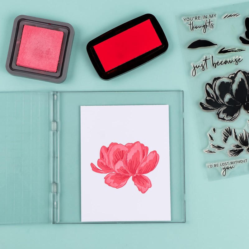 BAOFALI 6.3x6.3inch Precise Stamp Platform with Grid Lines for Accurate