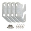 Bitray Wood Bed Plates Wood Bed Rail Hook Plates for