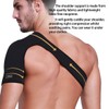 HUEGLO Shoulder Support Clamp for Men Women Rotator Cuff Support