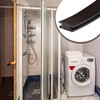 Wonderjune 75 Inch Shower Door Magnetic Strip Replacement Flexible Magnetic