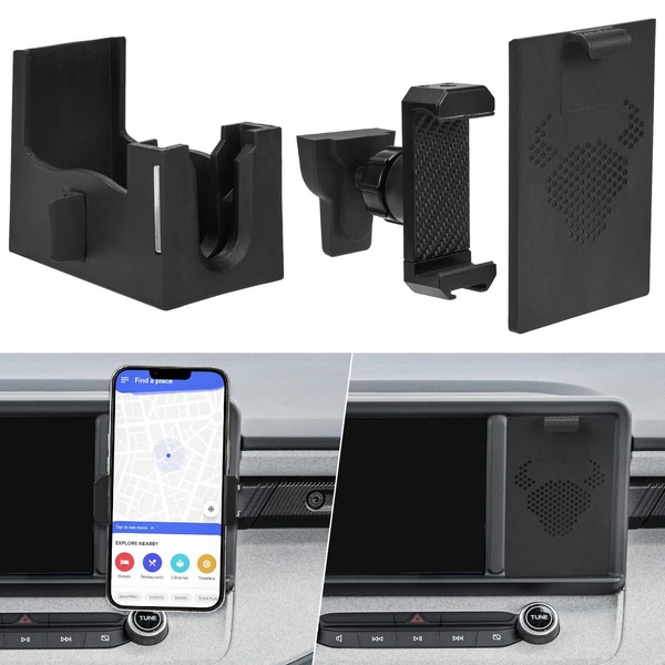 JOYTUTUS Cubby Phone Mount Cubby Storage Compatible with Ford Maverick