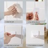 Resdenio Adhesive Shower Curtain Rod Holder - 2 Pack Curtain
