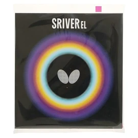 Butterfly 05380 Table Tennis Rubber Slavor EL High Elasticity Sponge, Red (006) Thin