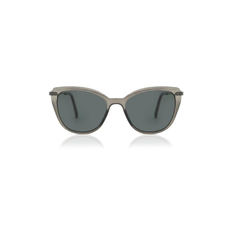 Montana Eyewear CP121 Plastic & Metal Cat Eye Sunglasses Grey