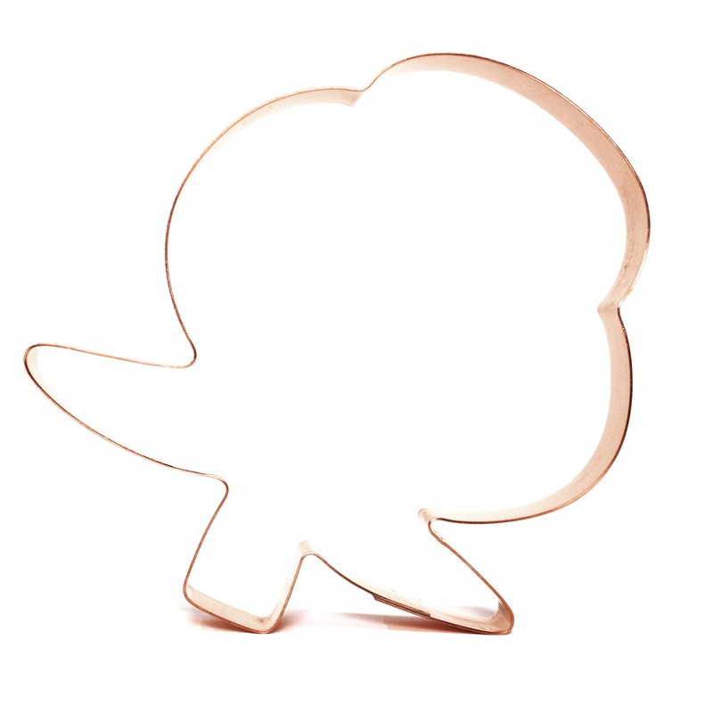 Large Cotton Boll Copper Cookie Cutter