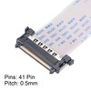 sourcing map FFC FPC Cable 0.5mm Pitch 41 Pin 1000mm