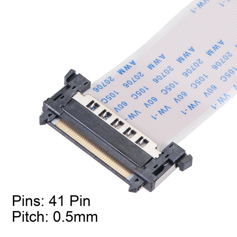 sourcing map FFC FPC Cable 0.5mm Pitch 41 Pin 1000mm