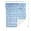 CREVENT Baby Blanket for Boys Soft Plush Receiving Gift for
