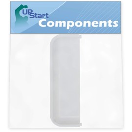 W10861225 White Dryer Door Handle Replacement for Whirlpool WGD4815EW2 Dryer - Compatible with W10714516 Dryer Handle - UpStart Components Brand