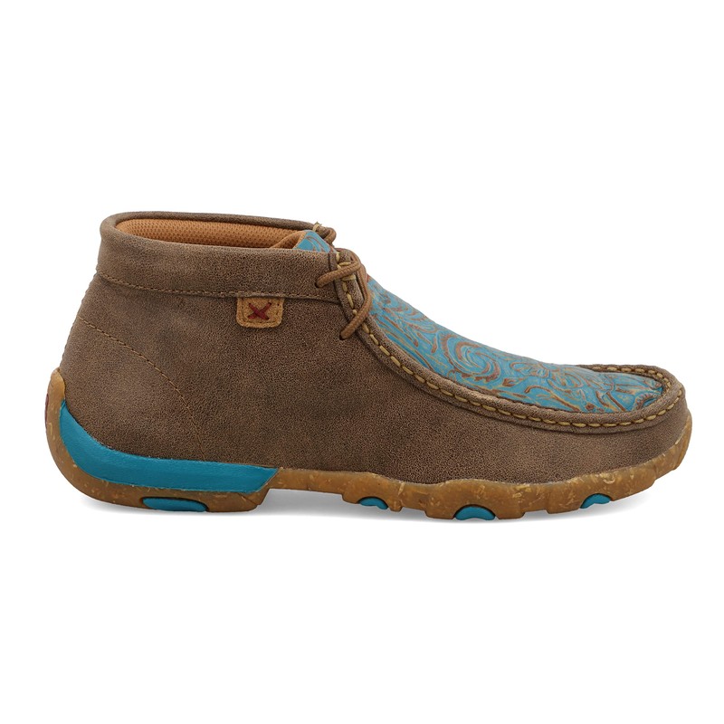 Twisted X Women's Chukka Driving Moc, Moc Toe, Bomber &