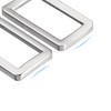 sourcing map Metal Rectangle Ring Buckles 25.7x12.5mm for Bags Belts