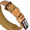 VELO Weight Lifting 4" Cow Hide Leather Gym Belt Back
