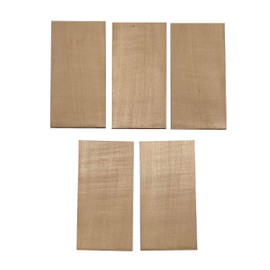 Exotic Wood Zone's Flame Curly Maple Acoustic/Electric Guitar Headplates | 180x90x4 mm | Overlay Wood Blank | Guitar Headstock Blank | Versatile Tonewood