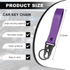 Wevdn Car Key Chain, Fabric Metal Practical Multifunctional Motorcycle Keychain,