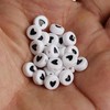 Naler Pack of 1200 Alphabet Spacer Beads, 7 mm, Round