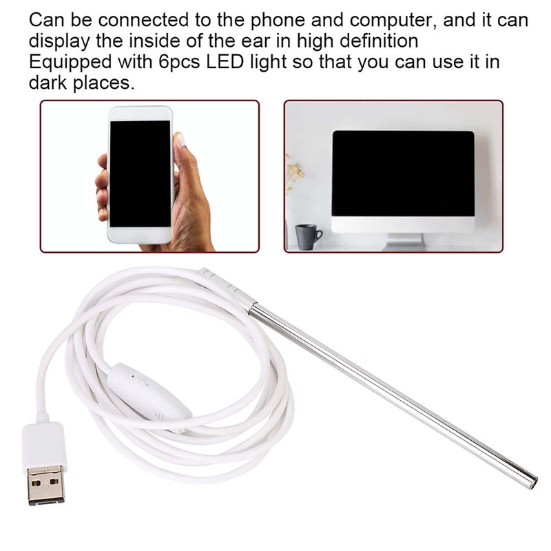 4.9mm Visual Ear Nose Cavity Endoscope Endoscope Camera Video Inspection