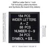 G GAMIT Felt Letter Board Letters Set, 306pcs 1inch Wider