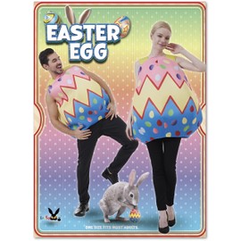 Megartico Easter Women Eggs Costumes for Adult Cute Men Easter Party Suit Special Eggs