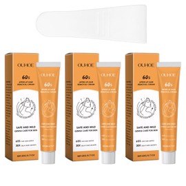 3 Facial Hair Remover Cream for Women Hair Removal Cream Face with 1 Hair Removal Scraper Gentle and Non-Irritating,Suitable for Face Arms Legs Armpits and Hair Removal