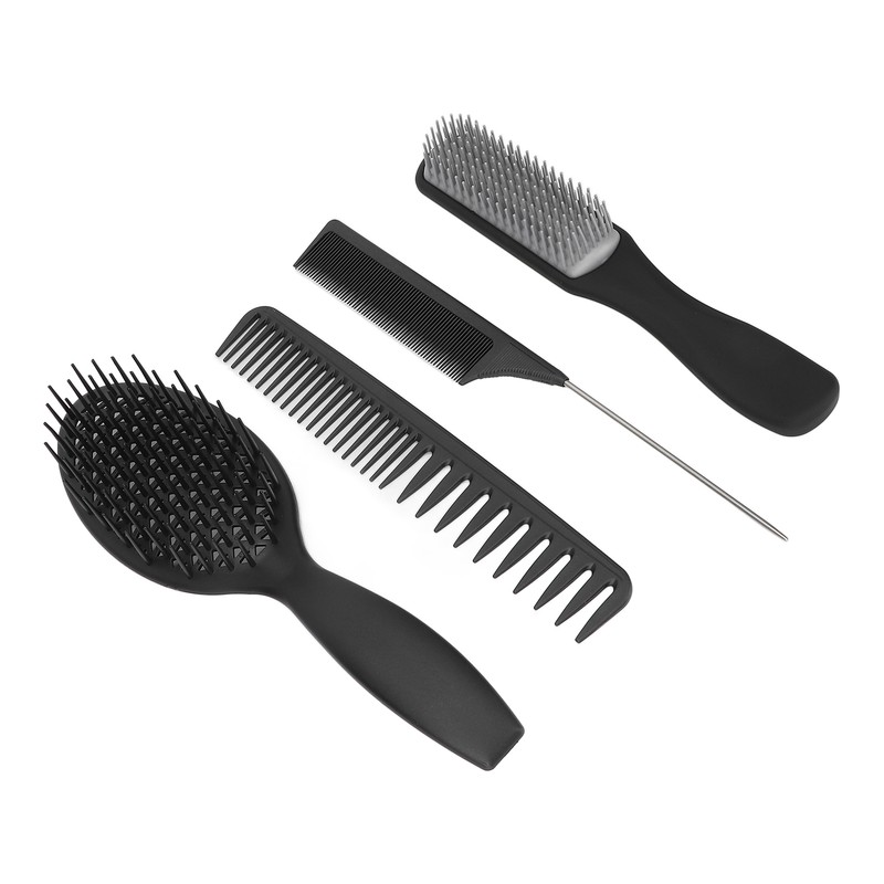 4pcs Multifunctional Hair Comb Set Tail Comb Tail Comb 9