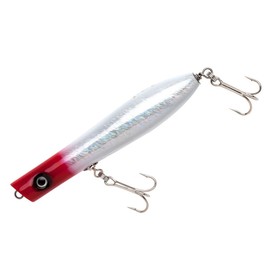 Creek Chub 6 Pin Popper Lures, Bunker, 16,5 cm, Red Head, 6.5-Inch