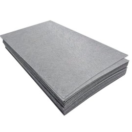 Felt for Crafts, 1 mm Thick Stiff Felt Sheets, Pack of 32 Felt Fabric, 17.78 x 28.7 cm Craft Felt for Sewing Crafts and Festivals Party Decorations (Grey)
