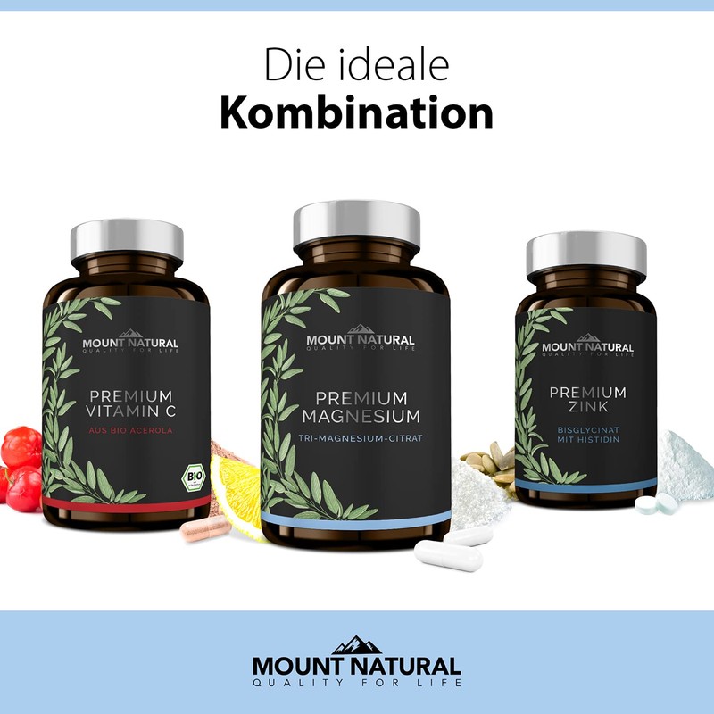 Mount Natural Premium Magnesium 180 Capsules - 2010 mg Magnesium
