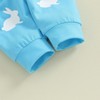 Frietlebird Infant Baby Boy Easter Outfit Bunny Letter Long Sleeve