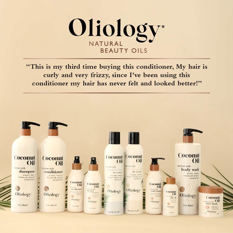Oliology Nutrient Rich Coconut Oil Shampoo & Conditioner Combo Pack