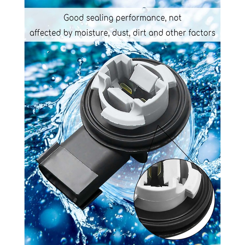 TIKSCIENCE Front Turn Signal Light Bulb Socket Fit For Jeep