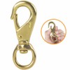 Faneta 3-1/4" Brass Swivel Snap Hooks Heavy Duty 3/4" Swivel