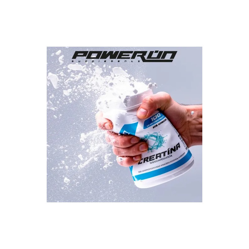 Creatina Monohidratada Power On 200 Servicios 1kg 0% Carbs
