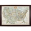 Craig Frames Wayfarer, Executive United States Push Pin Travel Map,