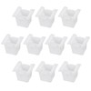 EMSea 10pcs Headlight Bracket Guide Bushing Clips 1218604 90386374 Compatible