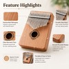 21-Key Kalimba Thumb Piano for Beginners – Portable Wood Finger