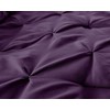 8 Pcs Purple Queen/Full Size Bedding Set, Silky Soft Complete