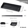 GOIEHIR 8-Piece Sushi Plate Slate with Dipping Bowls 21 x