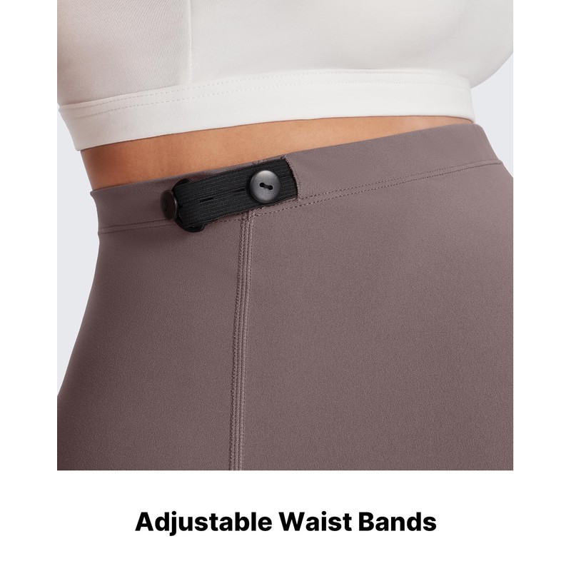 G4Free Maternity Pants with Pockets Fleece Lined Over The Belly