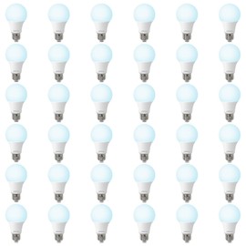 DEGNJU 36 Pack A19 LED Light Bulbs 60W Equivalent, Daylight 5000K, 800 Lumens, E26 Base, Non-Dimmable, 8W Energy Efficient Warm LED Bulbs for Home Lighting