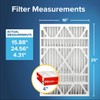 Filtrete 16x25x4 AC Furnace Air Filter, MPR 1000, MERV 11,