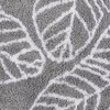 Fusion - Grey Leaf Bath Mat (50 x 80cm) -