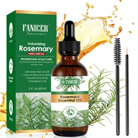 60 ml Rosemary Oil for Hair, Rosemary Oil for Hair and Scalp, Rosemary Mint Oil for Dry and Damaged Hair, Scalp and Hair Strengthening Oil for Healthy Hair Growth